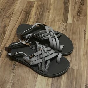 Teva Men's Charcoal Strappy Sandals